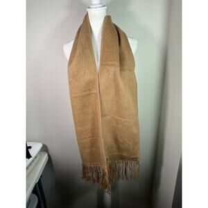 Tan Beige Arte Sania Textil Alpaca Scarf